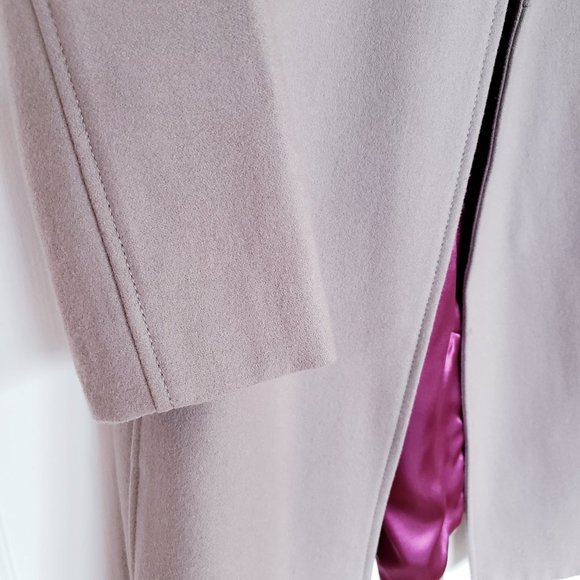 Old Navy Womens wool blend double-breasted mocha mauve gray peacoat lined size S - Picture 5 of 14